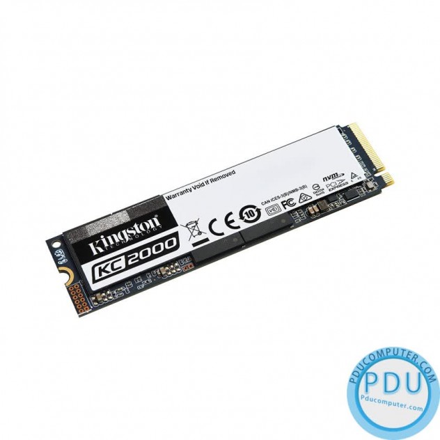 SSD Kingston SKC2000 1TB NVMe M.2 2280 PCIe Gen 3 x 4 (Doc 3200MB/s, Ghi 2200MB/s) -KC2000M8/1000G
