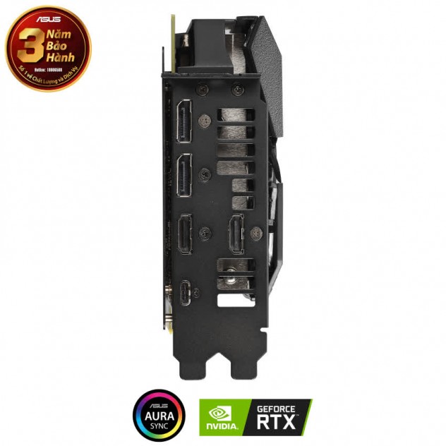 Card màn hình ASUS ROG STRIX RTX 2060 Super-8G GAMING (8GB GDDR6, 256-bit, HDMI+DP, 1x6-pin + 1x8-pin)