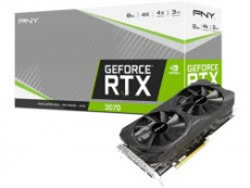 Card màn hình PNY RTX 3070 8GB REVEL 8GB UPRISING Dual Fan (8GB GDDR6, 256-bit, HDMI+DP, 1x8-pin)