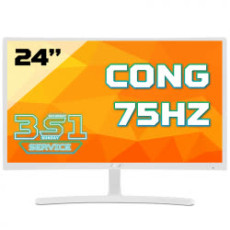 Màn hình ACER ED242QR (23.6 inch/FHD/75Hz/250 cd/m²/VGA+HDMI/LED/VA/màu trắng)