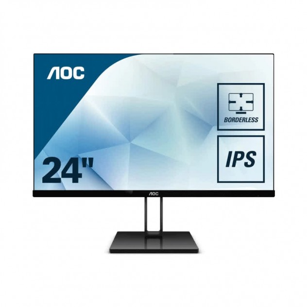 Màn hình AOC 24V2Q (23.8 inch/LED/IPS/75Hz/250cd/m²/DP+HDMI/5ms)