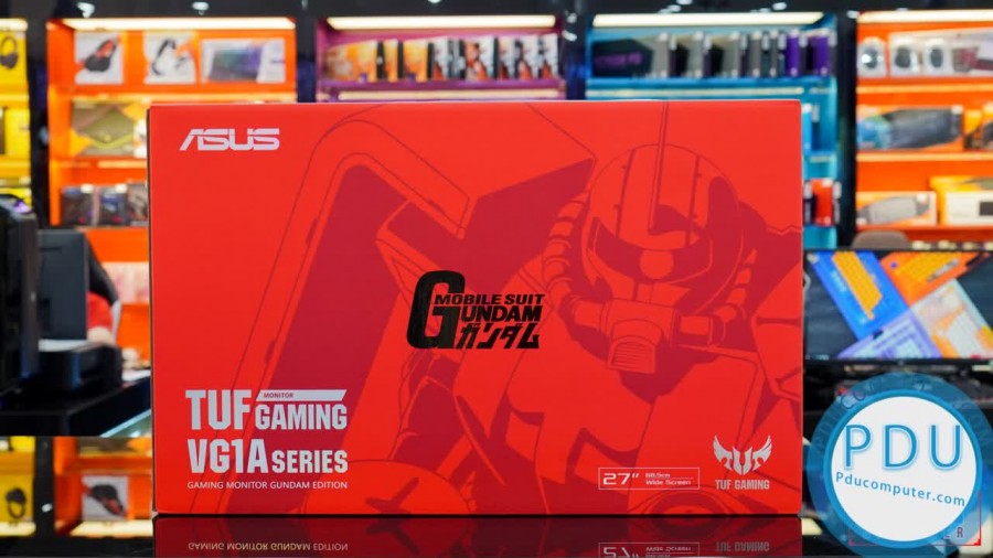 Màn hình Asus TUF VG27AQGL1A Gundam Limited edition (27inch/2K/IPS/1ms/350nits/HDMI+DP+USB+Audio/GSync)