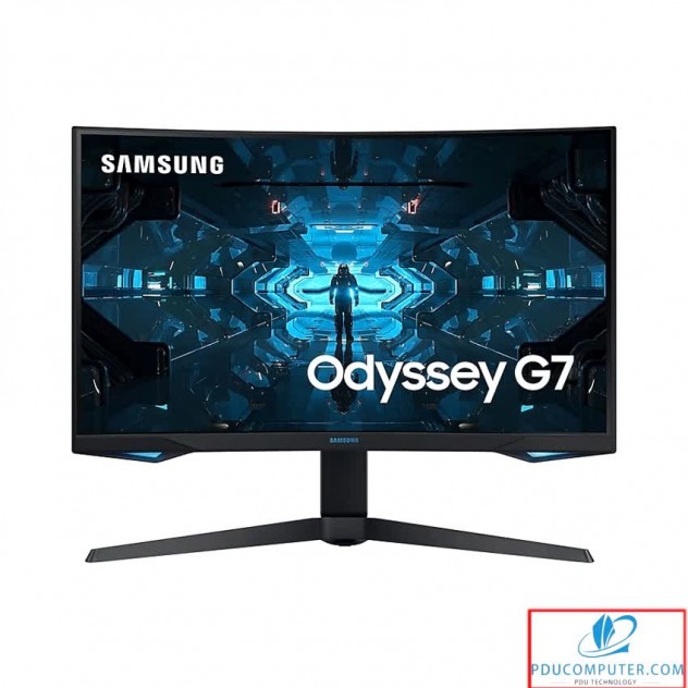 Màn hình Samsung Odyssey G7 LC32G75TQSEXXV (31.5 inch/2K/VA/240Hz/1ms/350nits/HDMI+DP+Audio/G-Sync/Cong)
